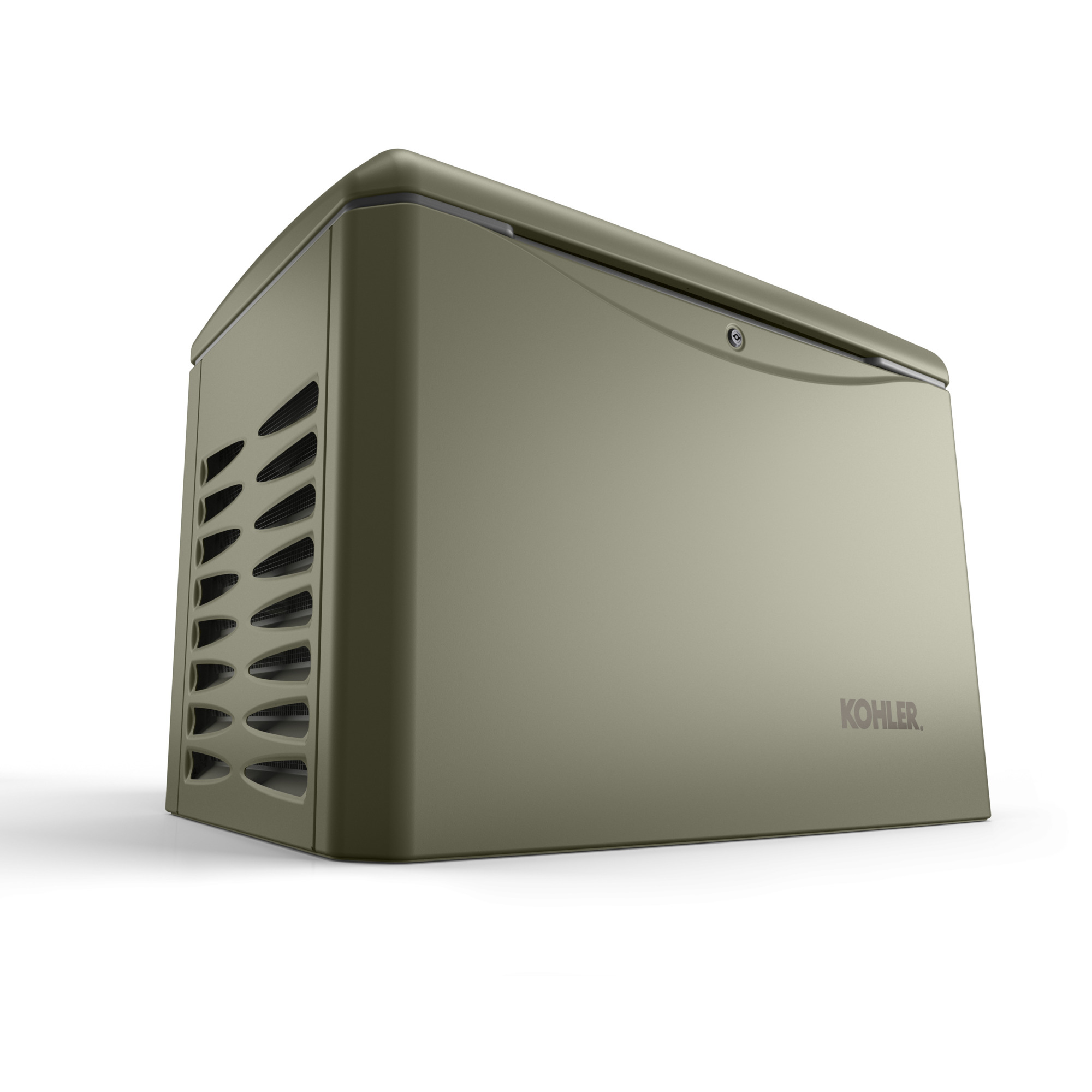 Kohler Standby Generator - 20kW LP, 18kW NG, Aluminum Enclosure, Quiet Operation, Model# 20RCA-QS204